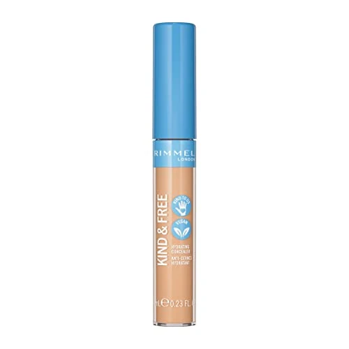 Offerta a tempo: Rimmel London, Correttore Liquido Idratante KIND & FREE, a Lunga Durata, con Vitamine E, B5 e Aloe Vera, Cruelty-Free e Vegano, Tonalità 10 Fair, 7 ml - 59% da 14.00 € a 5.70 €