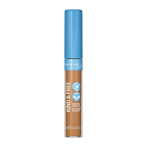 Offerta a tempo: Rimmel London, Correttore Liquido Idratante KIND & FREE, a Lunga Durata, con Vitamine E, B5 e Aloe Vera, Cruelty-Free e Vegano, Tonalità 40 Tan, 7 ml - 51% da 14.00 € a 6.86 €