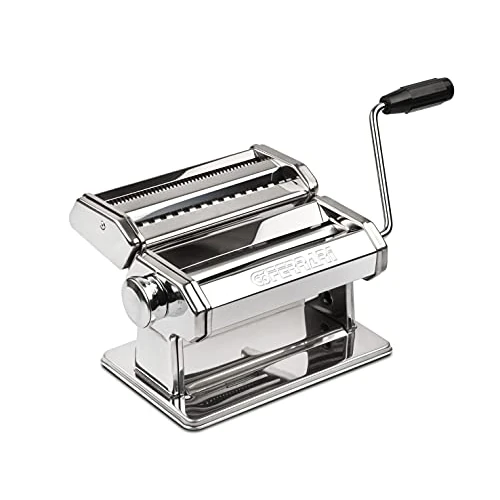 G3 Ferrari G20124 Easy Pasta Machine, Stainless Steel, Rollers 18 Cm Aluminum