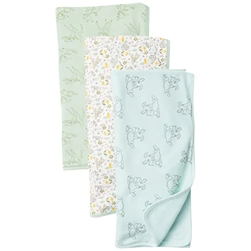 Offerta a tempo: Amazon Essentials Disney | Marvel | Star Wars | Princess Coperte Avvolgenti Unisex Bimbi, Pacco da 3, Confezione Da 3 Bambi Nature, Taglia unica - 15% da 30.70 € a 26.09 €