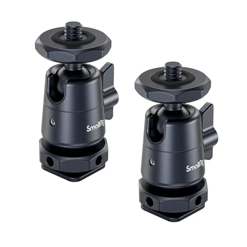 Offerta a tempo: SMALLRIG Mini Ball Head Testa a Sfera con Supporto per Cold Rimovibile (Due Pezzi) — 15% da 20,50 € a 17,43 €