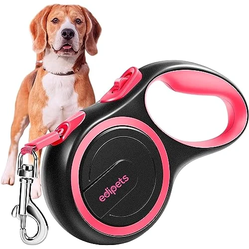 Offerta a tempo: Edipets, Guinzaglio per Cani Allungabile, Retrattile, 5 e 8 Metri, Guinzaglio Flessibile per Addestramento e Passeggiate (Rosa, 8 metri) - 0.00% da 18.99 € a 18.99 €