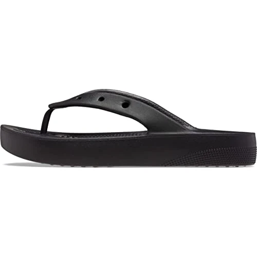 Oferta limitada: Crocs Mujer Classic Platform Flip W Chancla de dedo, Black, 37/38 EU de 39.99 € a 39.99 € (ahorro 0.00%)