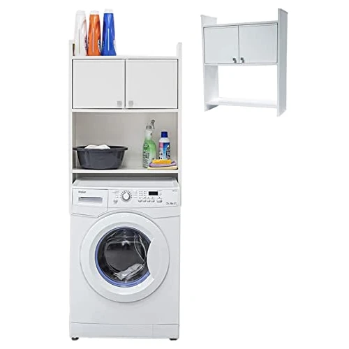 Limited-time offer: Negrari PVC shelf for table cover 65 x 26.5 x 78 cm, resistant to moisture and weathering from 29.17 GBP to 29.17 GBP (save 0%)