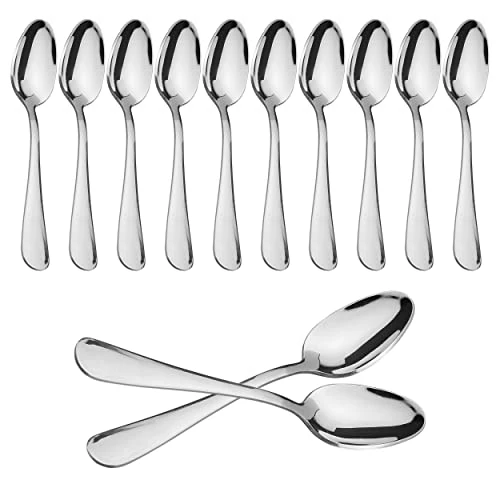Zeitlich begrenztes Angebot: 12 Dessertlöffel 15x3,2cm Hochglanzpoliert Edelstahl 18/0 von 13.99 € auf 13.99 € (0.00% Rabatt)