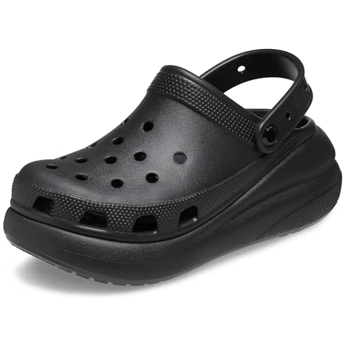 Crocs Unisex Classic Crush chodaki, czarny, 37/38 EU