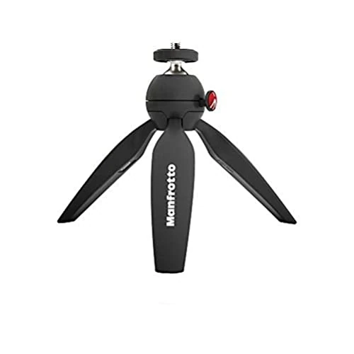 Limited offer: Manfrotto MTPIXIMII-B, PIXI Mini Tripod with Handgrip for Compact System Cameras, for DSLR, Mirrorless, Video, Made in Italy, Technopolymer and Aluminum, Black from 24.45 EUR to 24.45 EUR (save 0%)