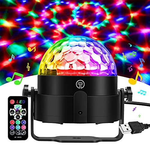 Zeitlich begrenztes Angebot: Discokugel, 360° Rotierende Musik Activated Discolicht LED Partylicht von 15.99 € auf 14.42 € (10% Rabatt)