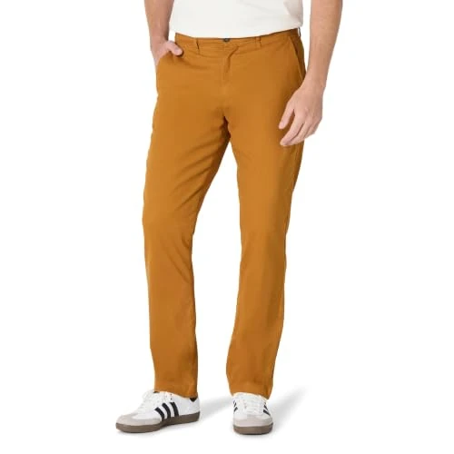 Offre limitée : Amazon Essentials Pantalon Chino Extensible Décontracté à Coupe Athlétique (Grandes Tailles Disponibles) Homme, Fauve Foncé, 40W / 29L de 23.70 € à 21.02 € (11% de remise)