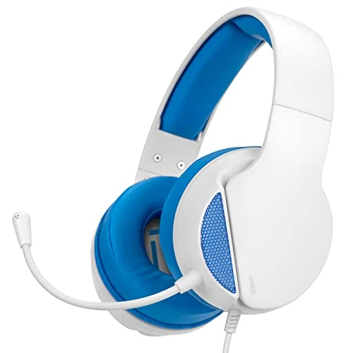NITHO Janus Cuffie Gaming Over-Ear – Driver 50 mm, Microfono Flessibile, Audio Potente – Jack 3.5 mm – PC/PS4/PS5/Xbox One/Series X|S/Smartphone/Tablet – Blu