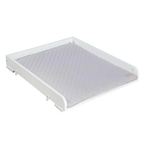 Offerta a tempo: roba Fasciatoio da Posizionare sulla Lavatrice con Materassino roba Style Grigio - Salvaspazio - Morbido e Traspirante - Antimacchia e Lavabile - Ideale come Regalo Nascita - Bianco - 13% da 59.90 € a 52.16 €