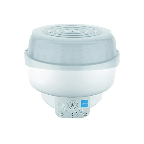 Offerta a tempo: MAM Sterilizzatore Elettrico E Scaldabiberon Express, Uso Elettrico o In Microonde, Contiene 1 Biberon Easy Start Anti-colic 160ml e 1 Succhietto Start Nanò 0-2 Mesi - 43% da 126.49 € a 72.20 €