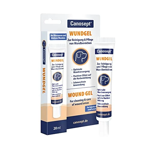 Oferta limitada: Canosept Gel Para Heridas En Perros 20ml - Crema Cicatrizante De Heridas Para Perros - Heridas de perro - Desinfectante perros - Pomada para heridas de perro - Limpieza y cuidado de las zonas heridas de 16.79 € a 16.79 € (ahorro 0.00%)