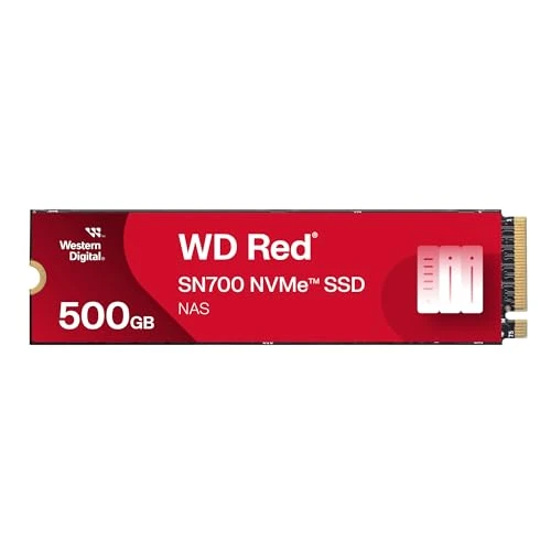 Oferta limitowana: WD Red SN700 500GB NVMe SSD for NAS devices, with robust system responsiveness and exceptional I/O performance z 857.99 zł na 857.99 zł (oszczędź 0.00%)