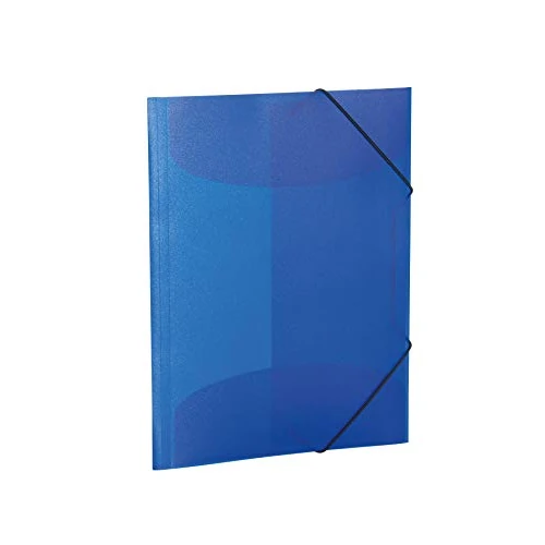 Offerta a tempo: HERMA 19519 - Set di 3 cartelle portadocumenti, formato A3, in plastica, ad angolo, con alette interne ed elastico, set di cartelle in plastica resistente, per ragazzi e ragazze, colore: blu - 26% da 16.15 € a 11.99 €
