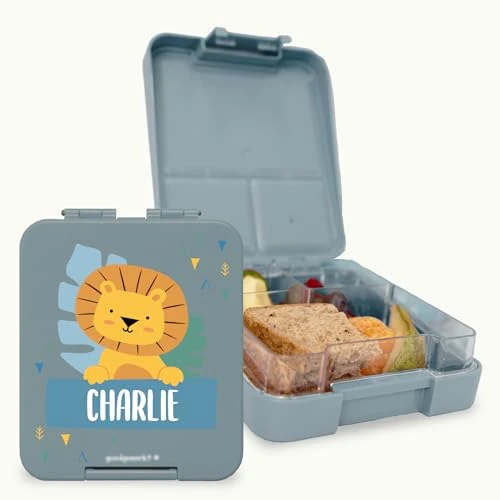 Offerta a tempo: Stellasticker - Porta Pranzo Personalizzabile con tema a scelta. Ideale a scuola, in gita e in vacanza. Lavabile in lavastoviglie. Dimensioni: 18x15x5. Colore: Blu petrolio - 0.00% da 22.95 € a 22.95 €