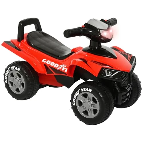 Offerta a tempo: HOMCOM Quad Giocattolo per Bambini 18-36 Mesi con Licenza GOODYEAR con Luci e Suoni Realistici — 24% da 47,95 € a 36,32 €
