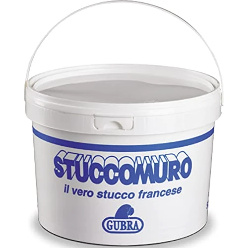 Offerta a tempo: Gubra | Stucco muro francese made in Italy 5kg | Ideale su intonaci, serramenti, mobili, ghisa | Essiccazione rapida - 40% da 21.15 € a 12.59 €