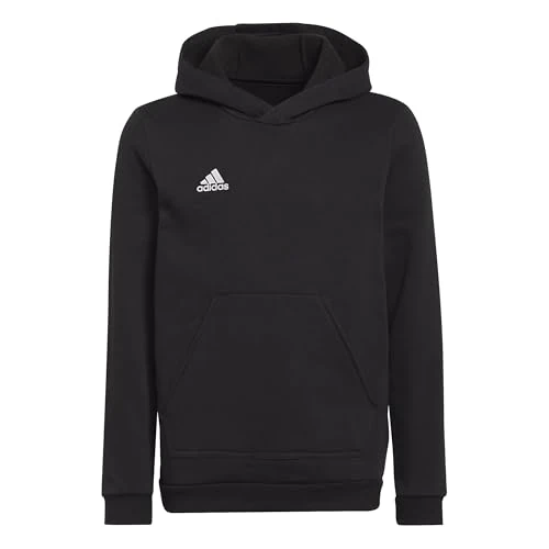 Offerta a tempo: adidas Entrada 22 Sweat Hoodie Felpa con Cappuccio Unisex - Bambini e Ragazzi (Pacco da 1) — 38% da 40,00 € a 24,99 €