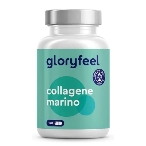 Marine Collagen Capsules - 1500 mg Hydrolysed High Strength Marine Collagen (Type 1) - 120 Capsules - 100% Pure, Collagen Powder - Supplements for Women & Men