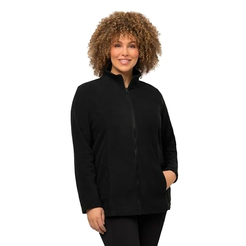 Begrenztes Angebot: Ulla Popken Damen, Baukastensystem, Innenjacke, Stehkragen Fleecejacke von 39.99 EUR auf 31.59 EUR (Rabatt 21%)