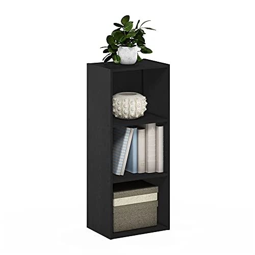 Offre limitée : Furinno Luder Bibliothèque Étagère de Rangement Cubes à 3 Étages, Bois Noir de 83.99 € à 31.66 € (62.31% de remise)