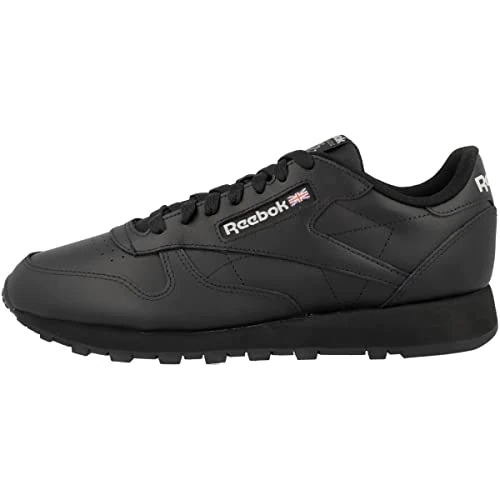 Reebok Classic Leather, Sneaker Unisex - Adulto, Core Black Core Black Pure Grey 5, 45 EU