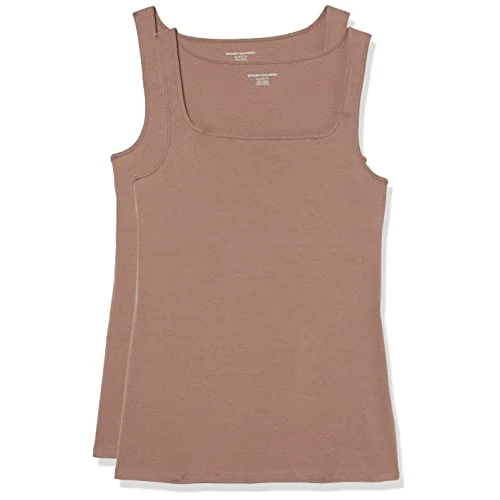 Limited offer: Amazon Essentials womens Slim Fit Square Neck Tank Top from 19.00 EUR to 14.58 EUR (save 23%)