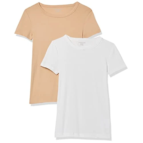 Offerta a tempo: Amazon Essentials T-Shirt Girocollo a Maniche Corte Slim Donna — 34% da 24,70 € a 16,29 €