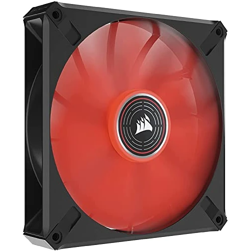 Offerta a tempo: Corsair ML ELITE Series, ML140 LED ELITE, 140mm Magnetic Levitation Red LED Fan with AirGuide, Single Pack, Rosso - 39% da 31.90 € a 19.31 €