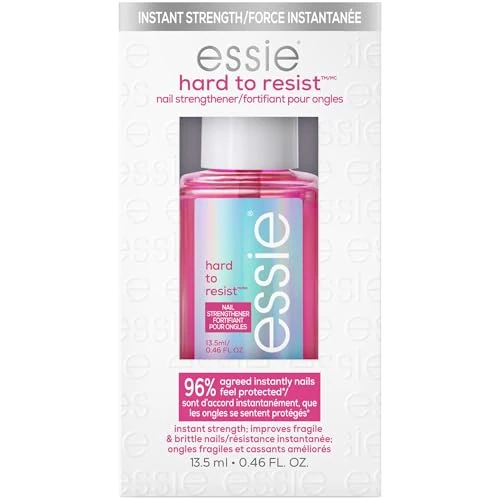 Offerta a tempo: Essie Smalto Base Coat Rinforzante, Rer Unghie Deboli o Danneggiate, Finish Brillante, Per Unghie Forti e Protette, Hard to Resist, Colore: Pink, 13,5 ml - 35% da 13.90 € a 9.04 €
