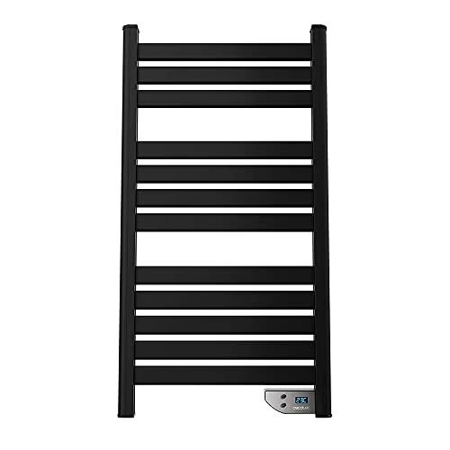 Oferta limitada: Cecotec Radiador Toallero Eléctrico Bajo Consumo ReadyWarm 9000 Twin Towel Black. Calienta Toallas 500W, Pantalla LED, Temporizador 2 h, IP24, Incluye Kit de Instalación, Negro de 89.90 € a 89.90 € (ahorro 0.00%)