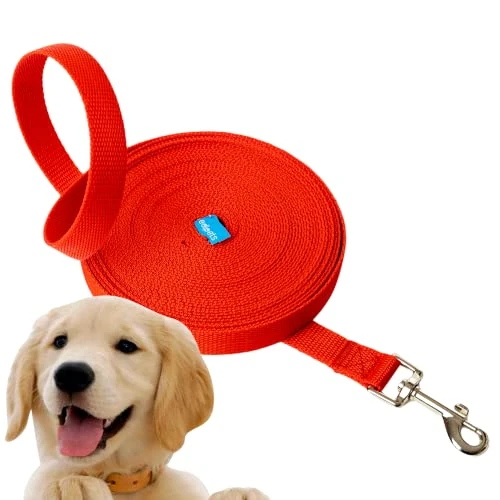 Oferta limitada: Edipets, Correa Perro Larga, Adiestramiento, Resistente 1.5m / 3m / 5m / 10m / 15m, de Naylon, Fuerte para Camping Paseo, para Perros/Mascotas Grande/Mediano/Pequeño (3 Metros, Rojo) de 11.26 € a 11.26 € (ahorro 0.00%)