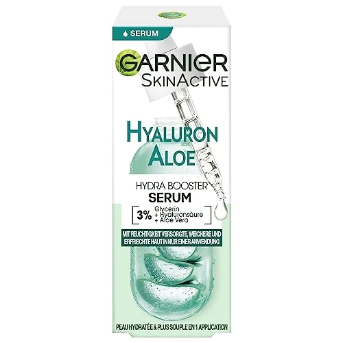 Garnier Skin Active Moisturising Serum for Firm and Radiant Complexion, with Soothing Aloe Vera and Hyaluronic Acid, 30 ml