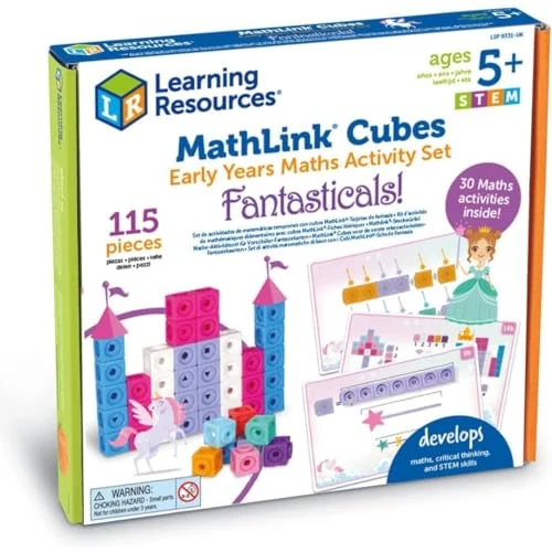 Offerta a tempo: Learning Resources Set di attività di Matematica con i Cubi Mathlink, Mondo Fantastico, dai 5 Anni in avanti - 11% da 25.50 € a 22.74 €
