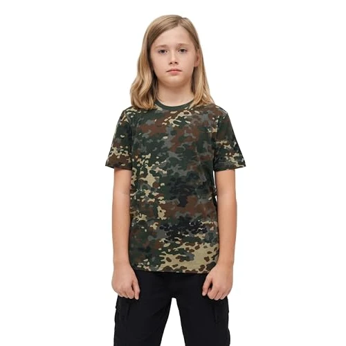 Offerta a tempo: Brandit Kids T-Shirt, Unisex Kids, flecktarn, 170/176 - 9% da 9.90 € a 8.99 €