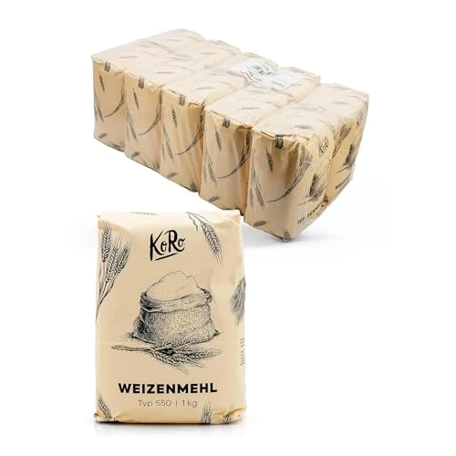 Offerta a tempo: KoRo - Farina di grano tipo 0 | 10 x 1 kg - 0.00% da 11.50 € a 11.50 €