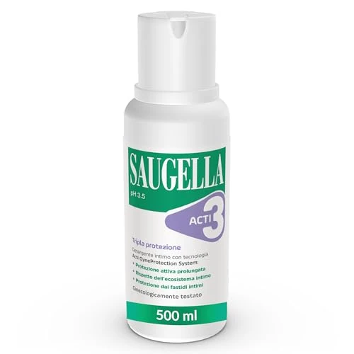 Limitiertes Angebot: Saugella Acti3 Intimreiniger dreifach Schutz mit Thymian und Zinkextrakt mit Schutzwirkung gegen Beschwerden der Intimität - 500 ml von 15.69 EUR auf 15.69 EUR (Spare 0%)