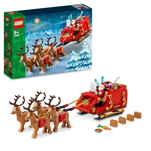 Offre limitée : LEGO Le traîneau du Père Noël - Jeu de Construction pour Enfants de 9 Ans et Plus - Décoration de fêtes de Fin d’année - Cadeau de Noël Original pour Filles et garçons 40499 de 39.99 EUR à 33.90 EUR (remise 15%)