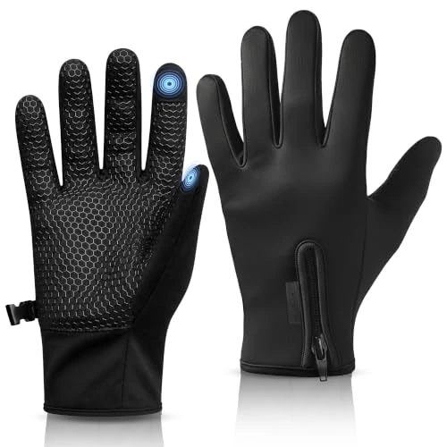 Offre limitée : WFX Gants d'hiver pour Hommes Gants De Sport Coupe-Vent Écran Tactile Antidérapant VTT De Cyclisme pour La Course À Pied Ski Escalade Conduite Camping de 13.99 € à 11.79 € (16% de remise)