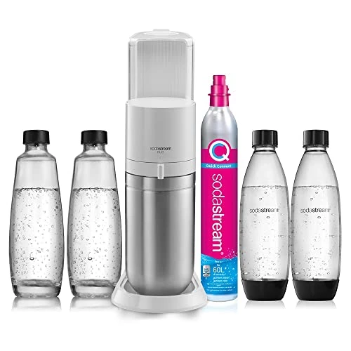 Sodastream Duo Megapack Water Carbonator To Turn Water Into Sparkling Water, White, ‎29 x 25.7 x 44.5 cm; 6.4 kg