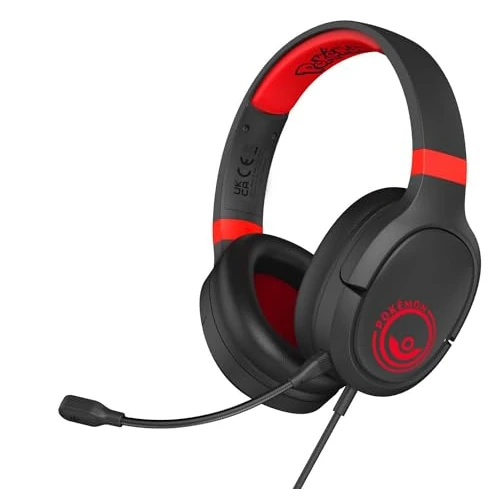 Oferta limitada: OTL TECHNOLOGIES Auriculares Gaming Pro G1 POKÉMON POKÉ Ball Negro Y Rojo de 15.50 EUR a 15.50 EUR (ahorro 0%)