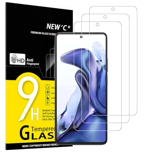 Oferta limitada: NEW'C Protector Pantalla para Xiaomi 11T 5G, Xiaomi 11T Pro 5G de 6.89 € a 6.89 € (ahorro 0.00%)