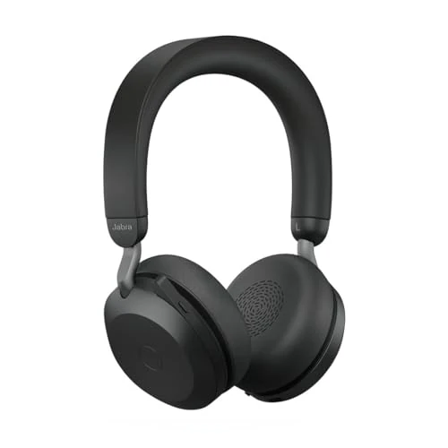 Limited-time offer: Jabra Evolve2 75 Wireless PC Headset with 8-Microphone Technology - Dual Foam Stereo Headphones with adjustable Advanced Active Noise Cancellation, USB-A Bluetooth Adapter and UC Compatibility - Black from 388.80 GBP to 209.21 GBP (save 46%)