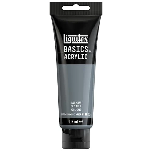 Limited-time offer: LIQUITEX Basics Acrylic Paint, Blue Gray, 118 ml Tube from 5.85 £ to 3.99 £ (save 32%)