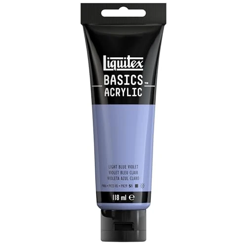 Zeitlich begrenztes Angebot: Liquitex 8870052 Basics Acrylfarbe Blauviolett Hell – 118ml Tube, lichtecht, mittlere Viskosität, seidenglänzend, monopigmentiert, Archivqualität von 6.55 € auf 6.55 € (0.00% Rabatt)