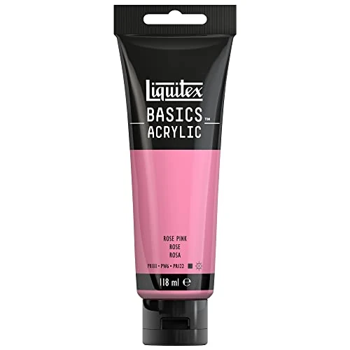 Liquitex Basic Acrylic - Tubo de Pintura Acrílica, 118 ML, Rosa (Rosa Nuevo)