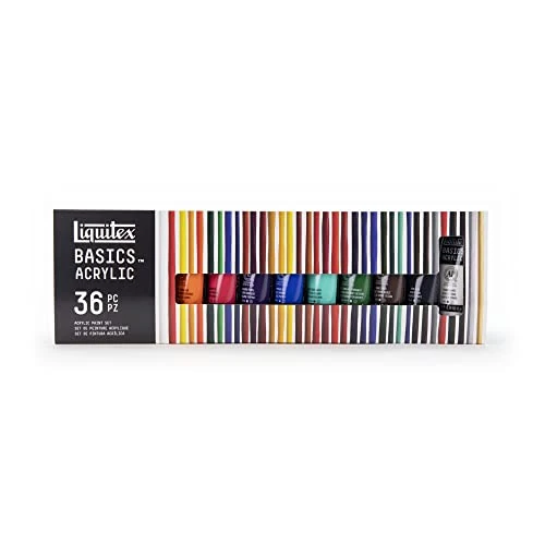 Offre limitée : Liquitex Basics Acrylique Set 36X22ml Row de 54.51 € à 51.32 € (6% de remise)