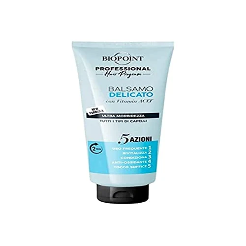 Offerta a tempo: Biopoint Professional Hair Program - Balsamo Delicato, Formula Arricchita con Vitamine ACEF, per Capelli Ultra Morbidi, 350ml - 44% da 7.90 € a 4.39 €