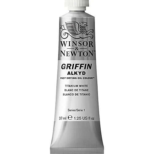 Winsor & Newton óleo al de secado rápido Griffin Alkyd - tubo de 37ml color blanco de titanio